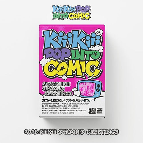 [POB] KiiiKiii 2026 Season's Greetings [KiiiKiii POP INTO COMIC] - KPOP ONLINE STORE USA