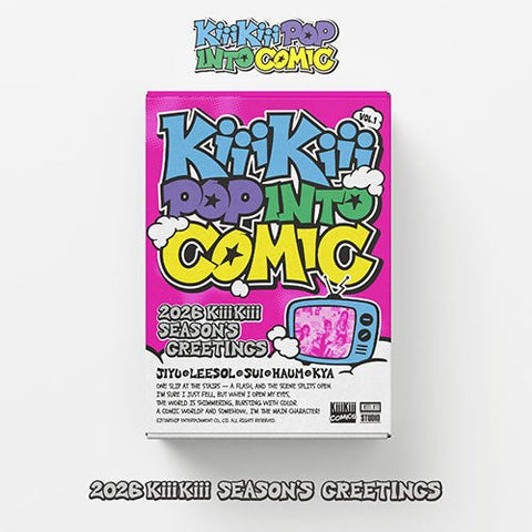 [POB] KiiiKiii 2026 Season's Greetings [KiiiKiii POP INTO COMIC] - KPOP ONLINE STORE USA