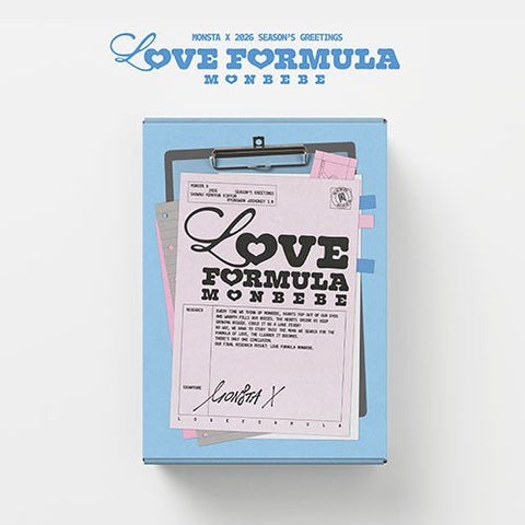 [POB] MONSTA X 2026 Season's Greetings [LOVE FORMULA MONBEBE] - KPOP ONLINE STORE USA