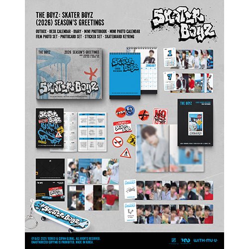 [POB] THE BOYZ 2026 Season's Greetings [SKATER BOYZ] - KPOP ONLINE STORE USA