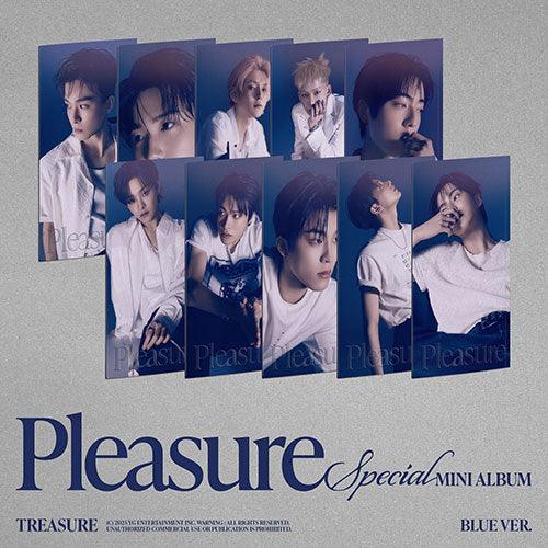 [POB] TREASURE SPECIAL MINI ALBUM - PLEASURE (BLUE VER.) - KPOP ONLINE STORE USA