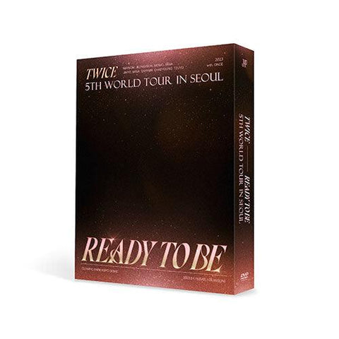 [POB] TWICE 5TH WORLD TOUR - READY TO BE IN SEOUL DVD - KPOP ONLINE STORE USA