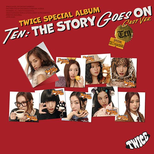 [POB] Twice Special Album - TEN: The Story Goes On (Cast Ver.) - KPOP ONLINE STORE USA