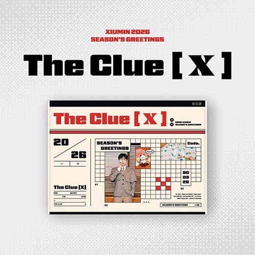 [POB] XIUMIN 2026 Season's Greetings [The Clue [X]] - KPOP ONLINE STORE USA