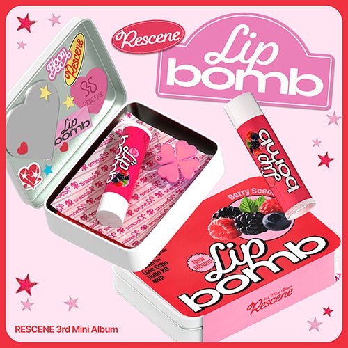RESCENE 3rd Mini Album - lip bomb (QR) (lip balm ver.) - KPOP ONLINE STORE USA