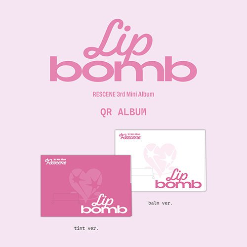 RESCENE 3rd Mini Album - lip bomb (QR) (photocard ver.) - KPOP ONLINE STORE USA