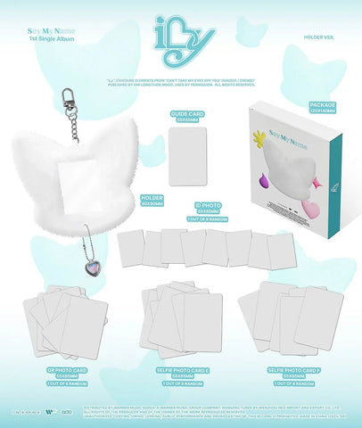 SAY MY NAME 1st Single Album - iLy (HOLDER VER.) - KPOP ONLINE STORE USA