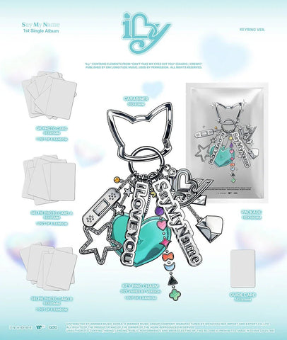 SAY MY NAME 1st Single Album - iLy (KEY RING VER.) - KPOP ONLINE STORE USA