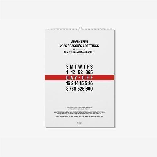 SEVENTEEN - 2025 WALL CALENDAR - KPOP ONLINE STORE USA