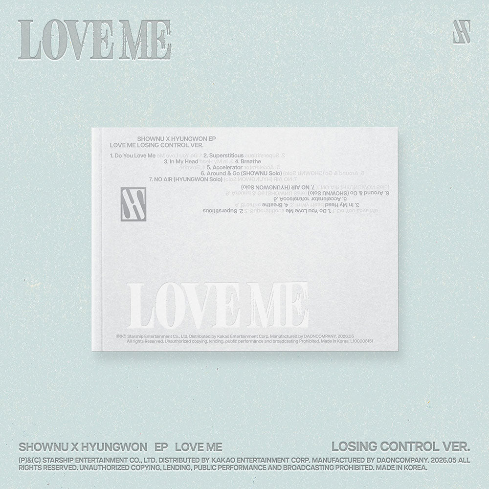 SHOWNU X HYUNGWON (Monsta X) 2nd Mini Album - LOVE ME - KPOP ONLINE STORE USA
