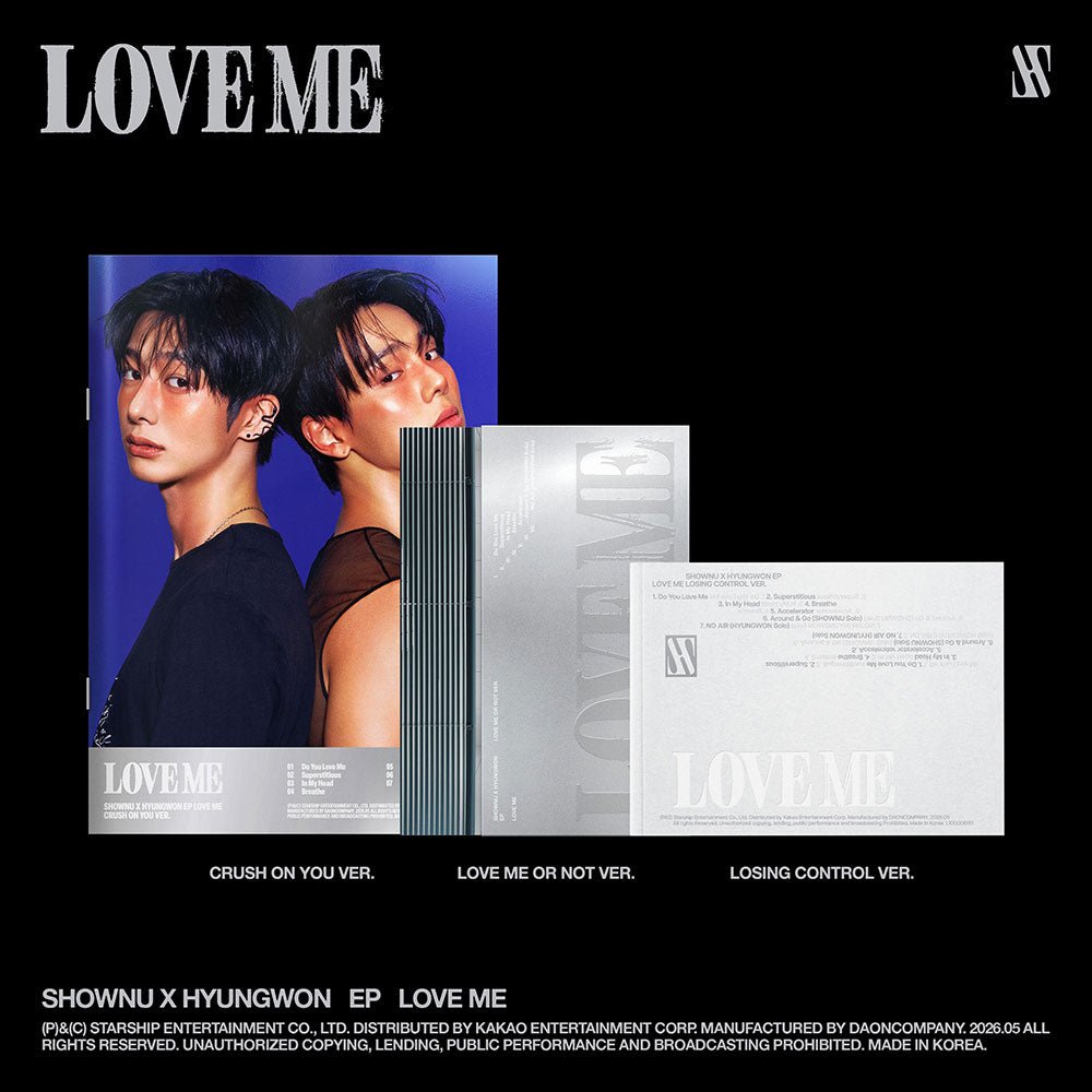 SHOWNU X HYUNGWON (Monsta X) 2nd Mini Album - LOVE ME - KPOP ONLINE STORE USA