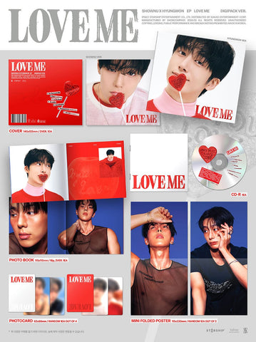 SHOWNU X HYUNGWON (Monsta X) 2nd Mini Album - LOVE ME (DIGIPACK VER./LIMITED) - KPOP ONLINE STORE USA