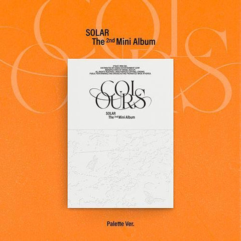 SOLAR 2nd Mini Album - COLOURS (Palette Ver.) - KPOP ONLINE STORE USA