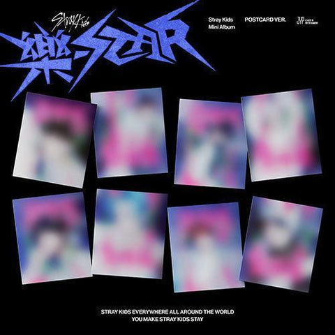 Stray Kids 8th Mini Album - 樂 - STAR (POSTCARD VER.) - KPOP ONLINE STORE USA