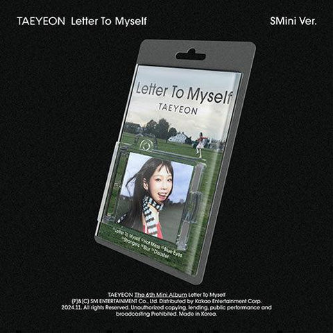 Taeyeon 6th Mini Album - Letter To Myself (SMini Ver.) - KPOP ONLINE STORE USA