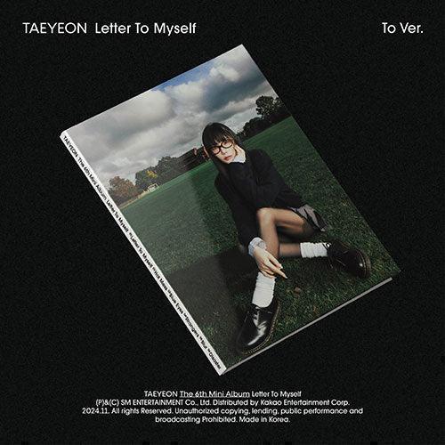 Taeyeon 6th Mini Album - Letter To Myself (To Ver.) - KPOP ONLINE STORE USA