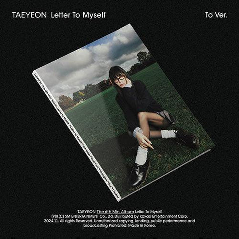 Taeyeon 6th Mini Album - Letter To Myself (To Ver.) - KPOP ONLINE STORE USA