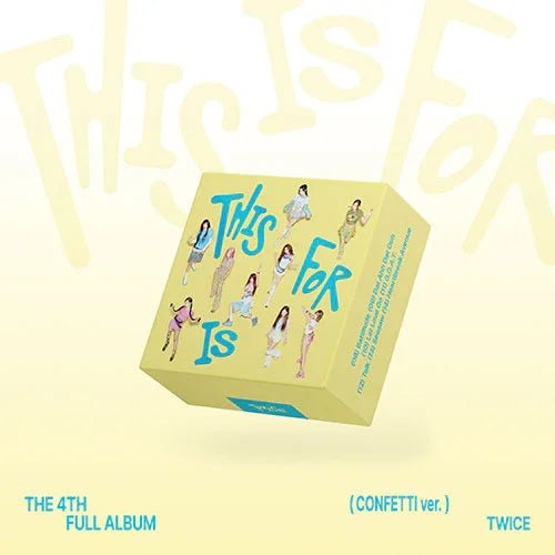 Twice 4th Album - THIS IS FOR (CONFETTI ver.) - KPOP ONLINE STORE USA