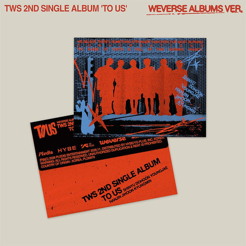 TWS 2nd Single Album - TO US (Weverse Albums ver.) - KPOP ONLINE STORE USA