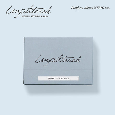 Wonpil 1st Mini Album - Unpiltered (Platform Album, NEMO ver.) - KPOP ONLINE STORE USA