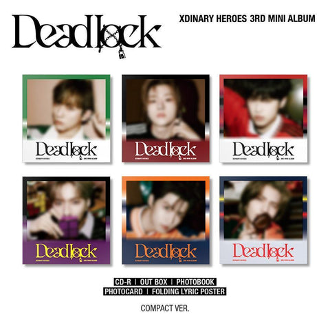 Xdinary - Heroes 3rd Mini Album - Deadlock (Compact Ver.) - KPOP ONLINE STORE USA