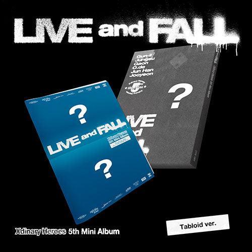 Xdinary - Heroes 5th Mini Album - LIVE and FALL (Tabloid Ver.) - KPOP ONLINE STORE USA