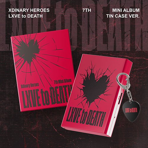 Xdinary - Heroes 7th Mini Album - LXVE to DEATH (Tin Case Ver.) - KPOP ONLINE STORE USA