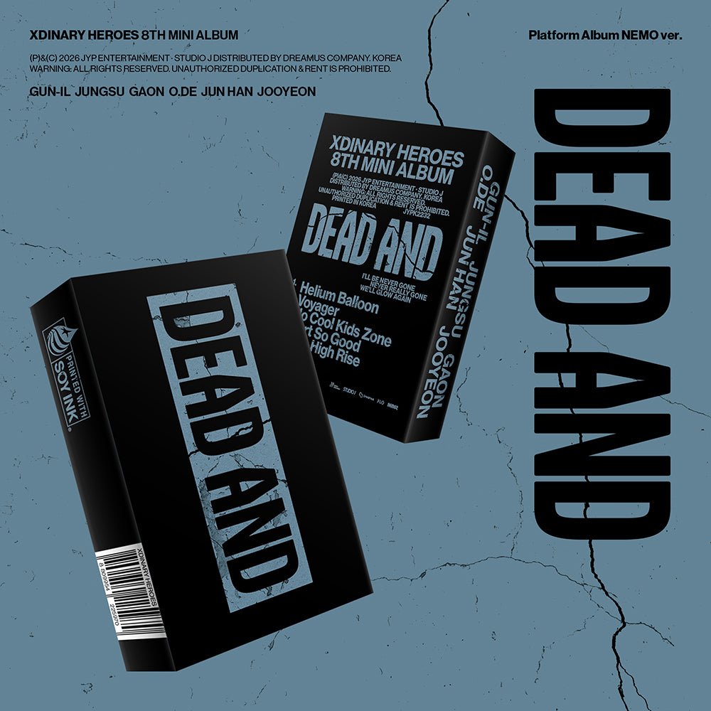 Xdinary - Heroes 8th Mini Album - DEAD AND (Platform Album NEMO ver.) - KPOP ONLINE STORE USA