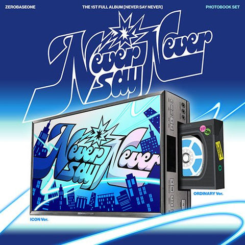 ZEROBASEONE 1st Full Album - NEVER SAY NEVER (PHOTOBOOK Ver.) + Applemusic Photocard - KPOP ONLINE STORE USA
