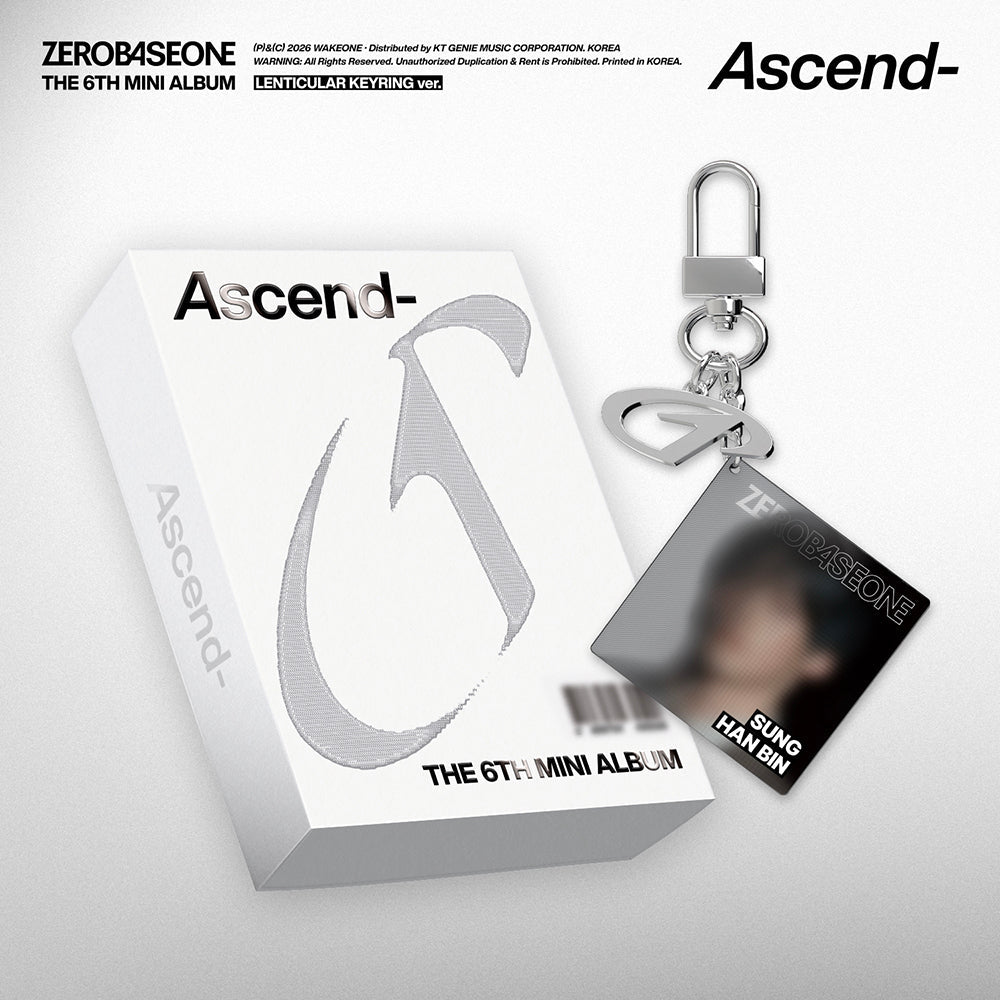 ZEROBASEONE 6th Mini Album - Ascend - (LENTICULAR KEYRING Ver.) - KPOP ONLINE STORE USA